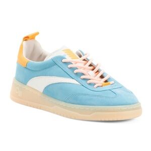 Women's Blue and White Sneakers